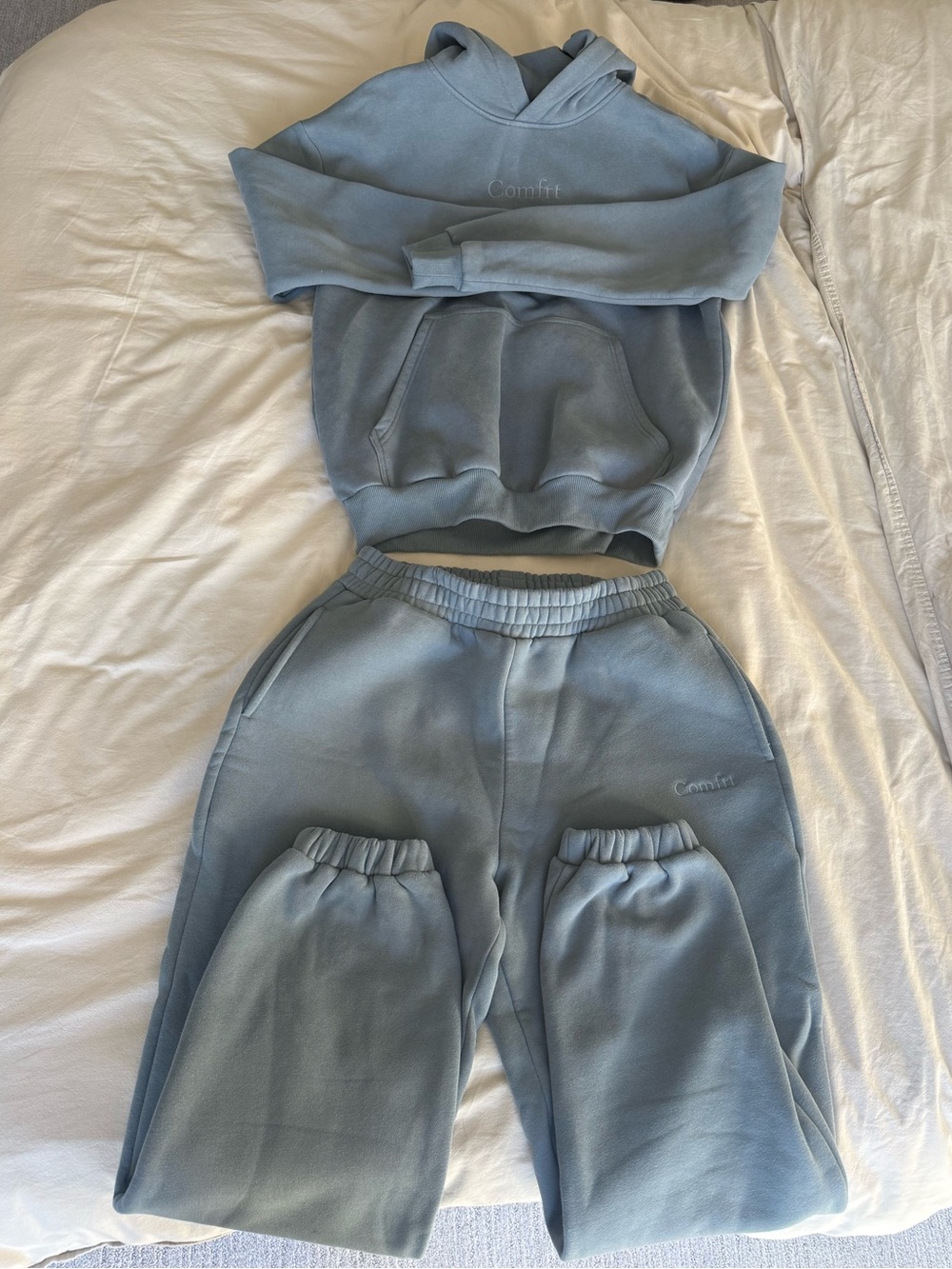 Women's Comfrt Blue Sweat Set